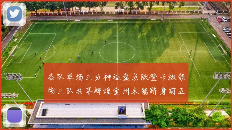 各队单场三分神迹盘点欧登卡椒领衔三队共享辉煌金州未能跻身前五